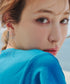 【安田美沙子さん着用 / 金属アレルギー対応/選べる2TYPE】チェーンリボン イヤリング・ピアス